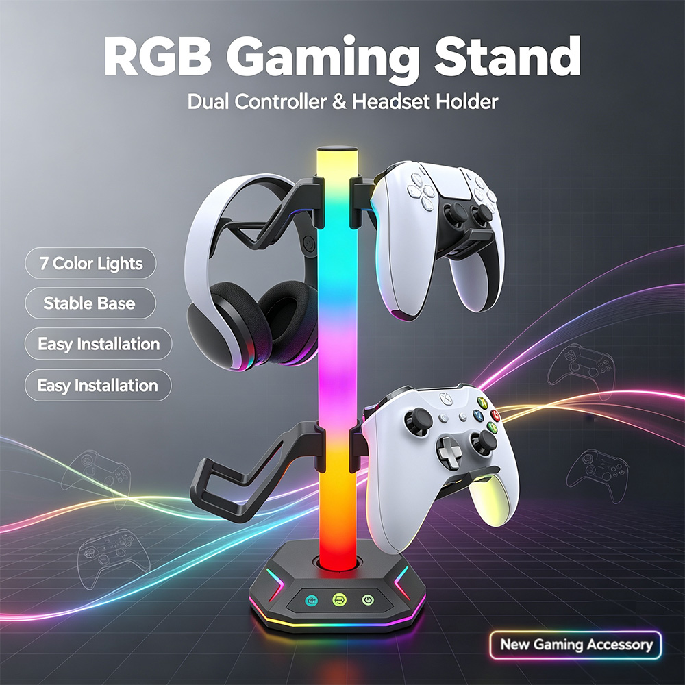 Gaming Headphone Accessories - Para playstation5 controlador titular fone de
