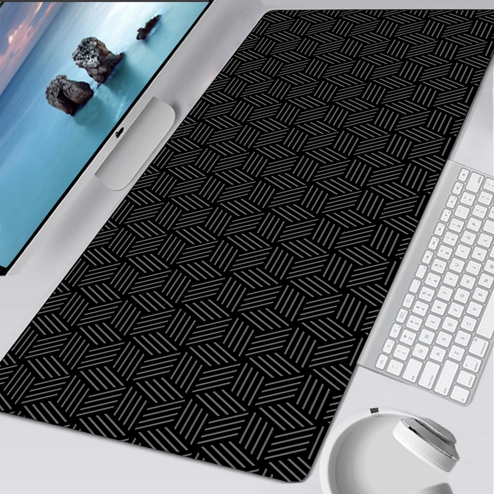 Gaming Accessories For Your Desk - Simples Hexagon Big Mousepad para Laptop,
