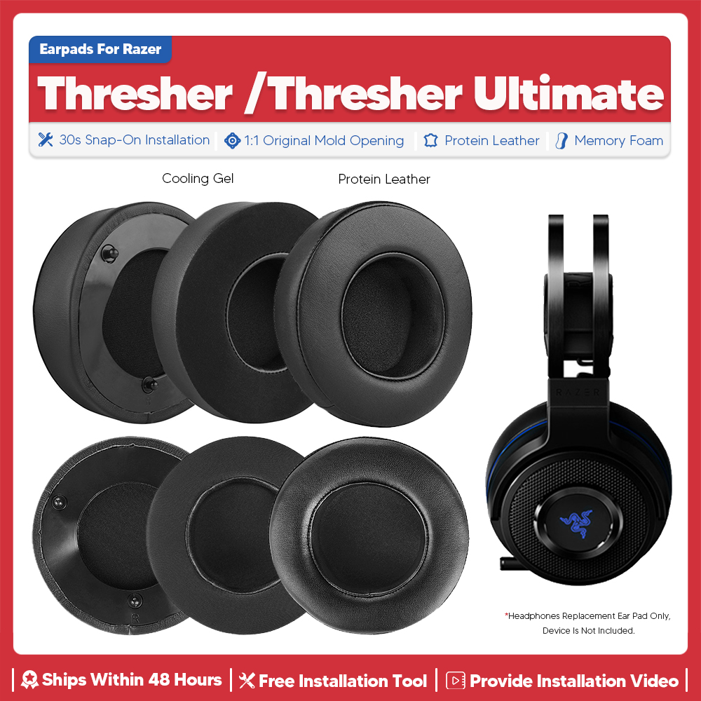 Gaming Headphone Accessories - Substituição Ear Pads para Razer Debulhador