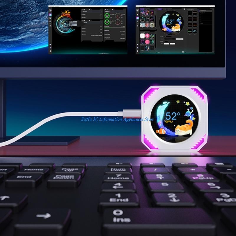 Gaming Hardware And Accessories - Tela exposição refrigerar água animações dinâmicas