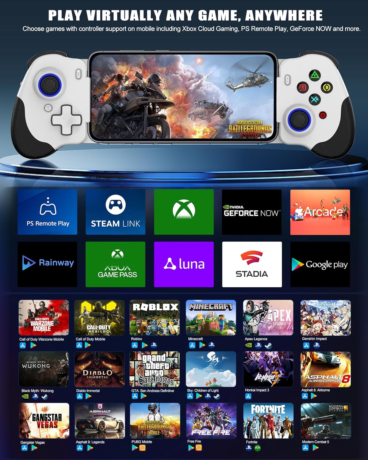 Controlador de Jogo Telescópic - Gaming Accessories For Android avaliação e preço