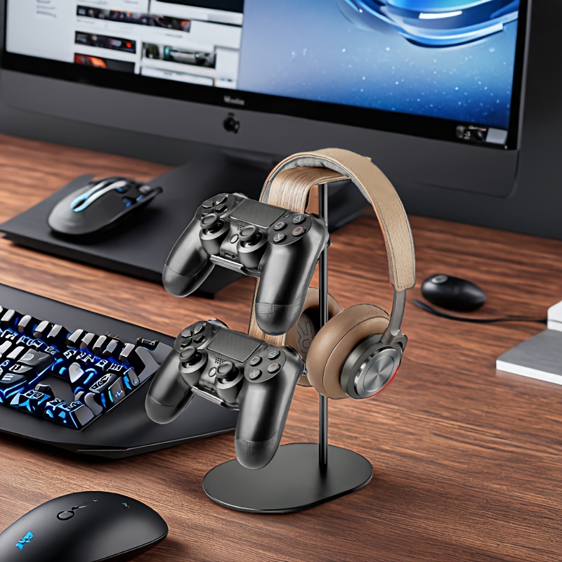 Suporte de madeira para contro - Gaming Headphone Accessories avaliação e preço