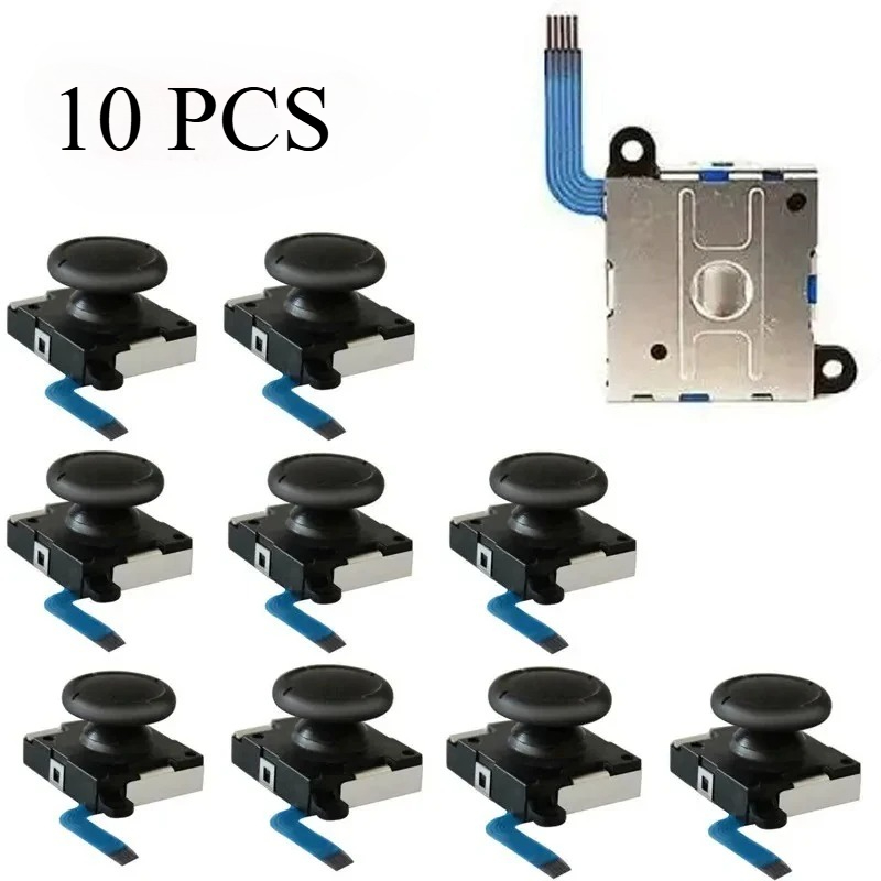 10 pçs/set substituição analóg - Gaming Accessories Joystick avaliação e preço